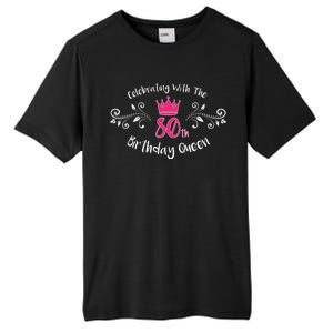 Celebrating With The 80th Birthday Queen Tall Fusion ChromaSoft Performance T-Shirt