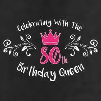 Celebrating With The 80th Birthday Queen 11oz C Handle Ceramic Mug