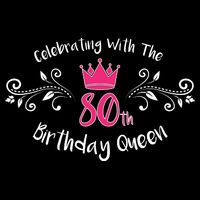 Celebrating With The 80th Birthday Queen 16 in Basic Backpack