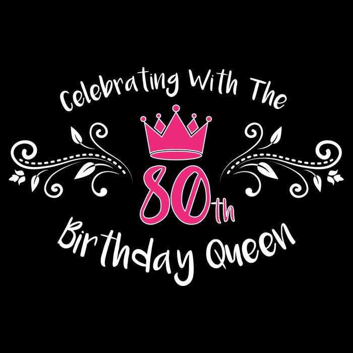 Celebrating With The 80th Birthday Queen 16 in Basic Backpack