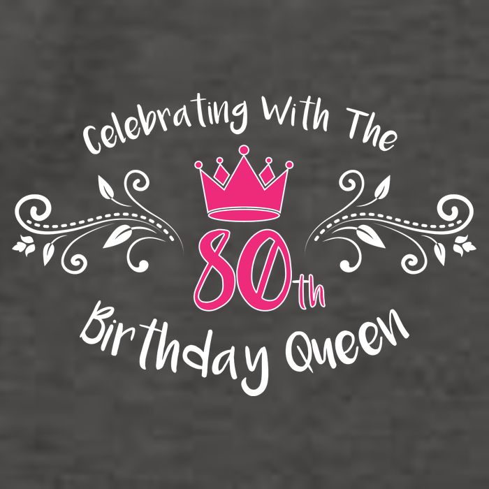 Celebrating With The 80th Birthday Queen Vector Backpack
