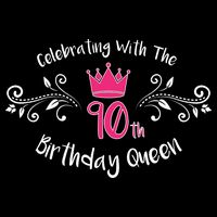 Celebrating With The 90th Birthday Queen Cooling Performance Crew T-Shirt
