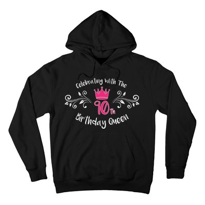 Celebrating With The 90th Birthday Queen Hoodie