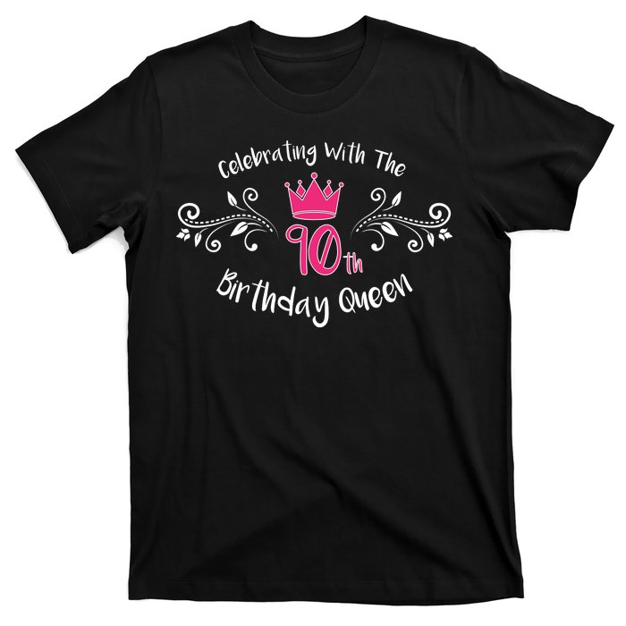 Celebrating With The 90th Birthday Queen T-Shirt