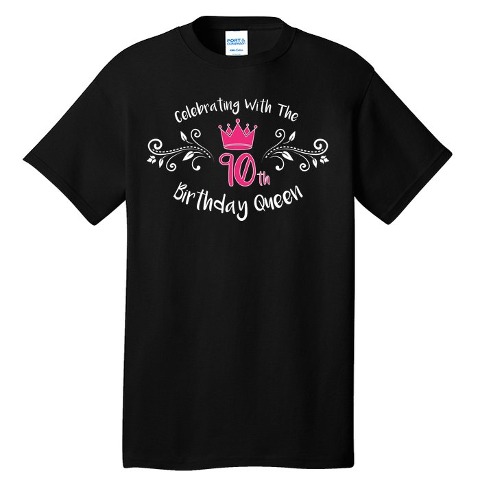 Celebrating With The 90th Birthday Queen Tall T-Shirt