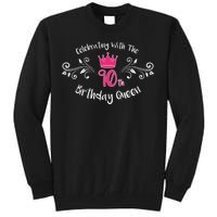 Celebrating With The 90th Birthday Queen Tall Sweatshirt