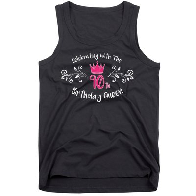 Celebrating With The 90th Birthday Queen Tank Top