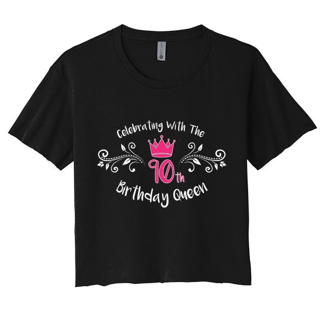 Celebrating With The 90th Birthday Queen Crop Top