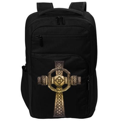 Celtic Irish Cross Impact Tech Backpack