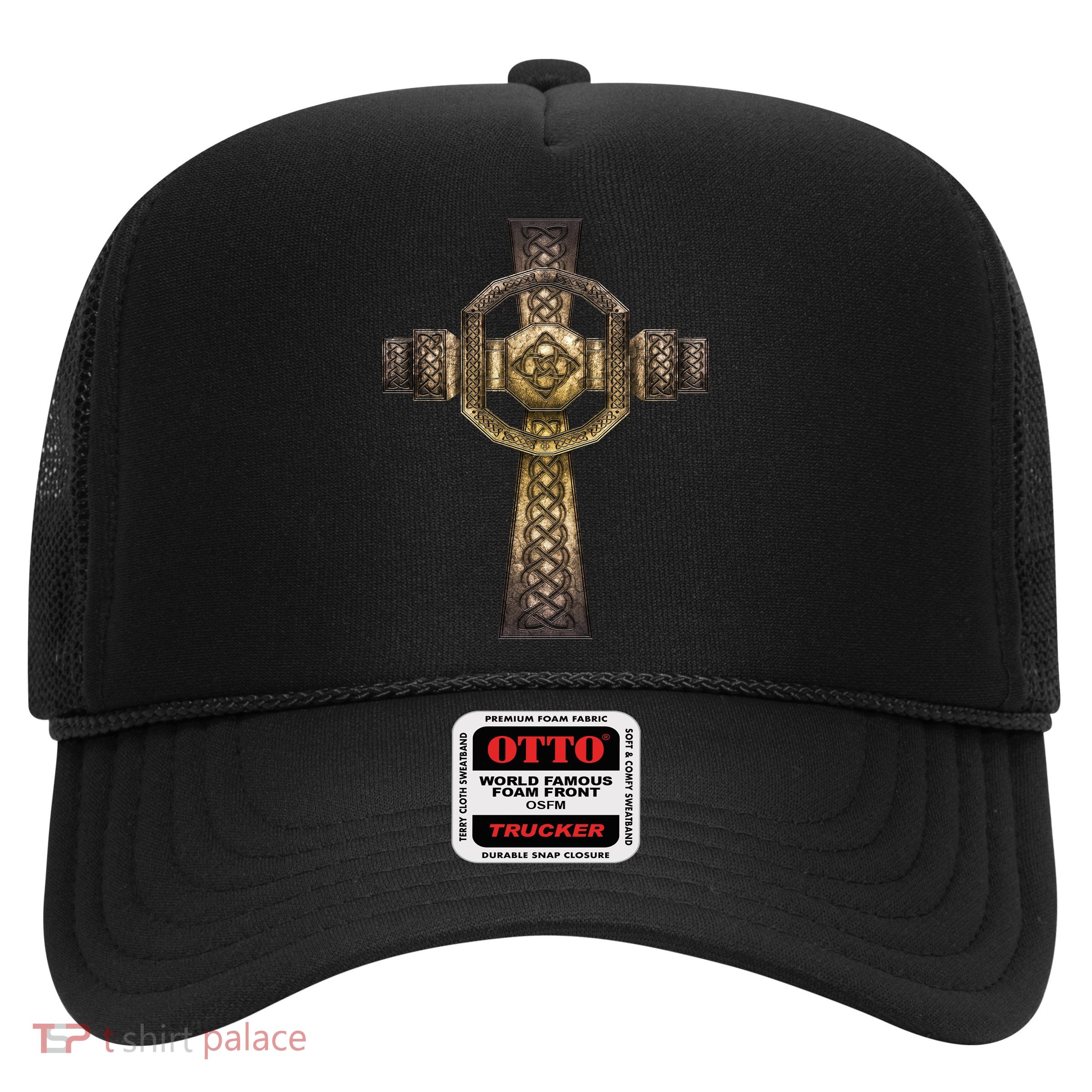 Celtic Irish Cross Trucker Hat