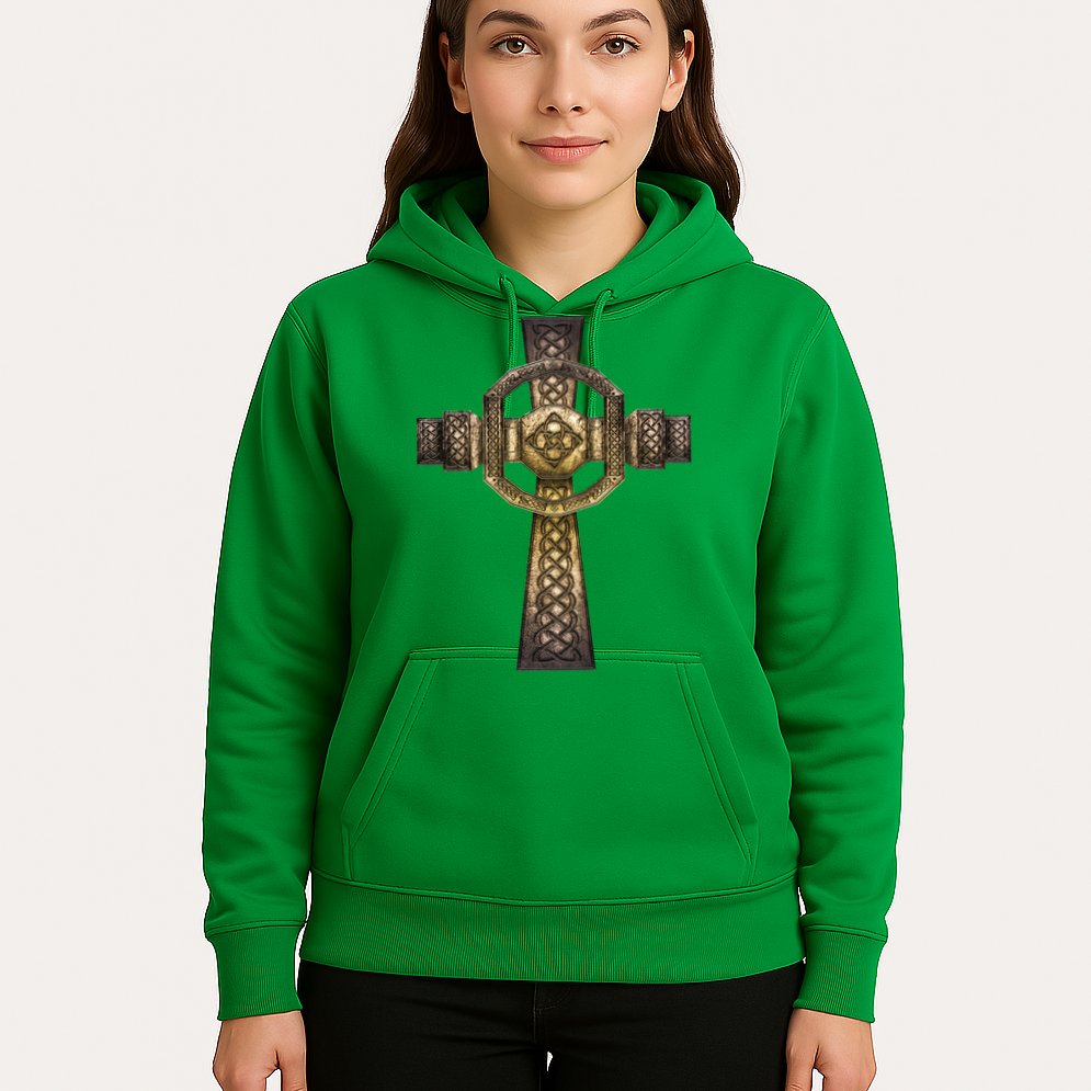 Celtic Irish Cross Hoodie