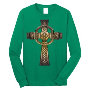 Celtic Irish Cross Long Sleeve Shirt