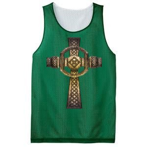 Celtic Irish Cross Mesh Reversible Basketball Jersey Tank