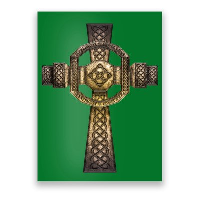 Celtic Irish Cross Poster