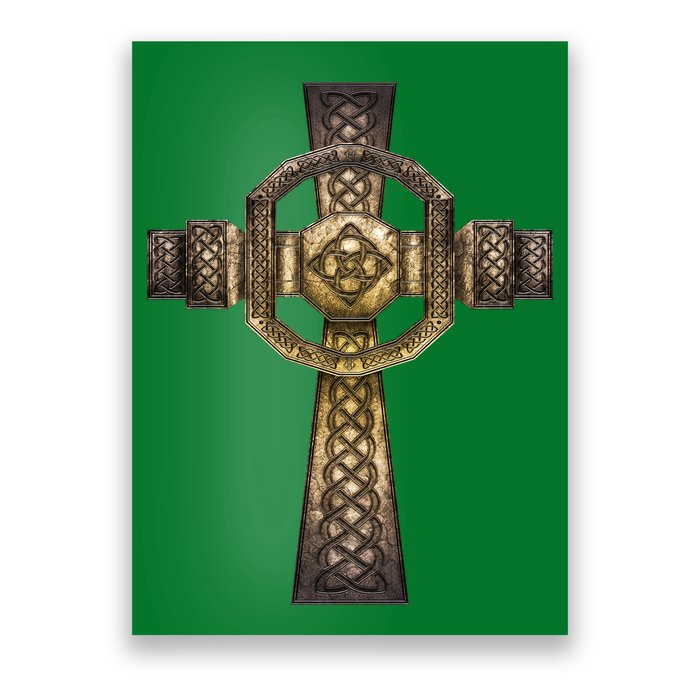 Celtic Irish Cross Poster