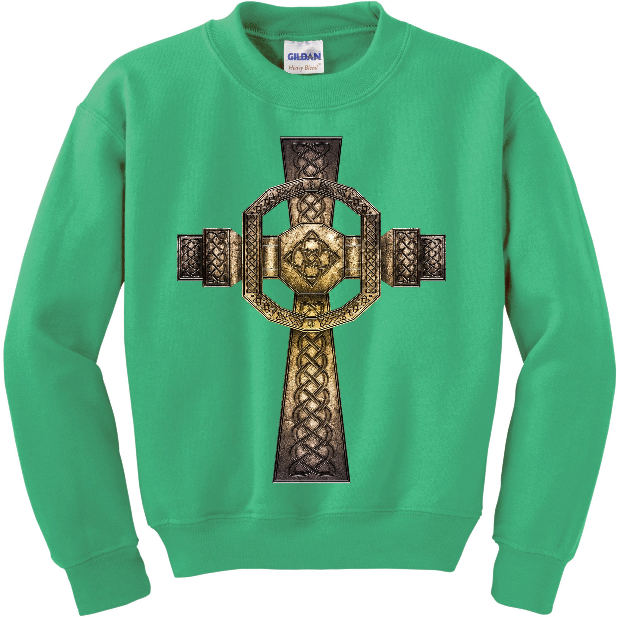 Celtic Irish Cross Kids Sweatshirt