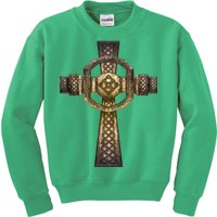 Celtic Irish Cross Kids Sweatshirt