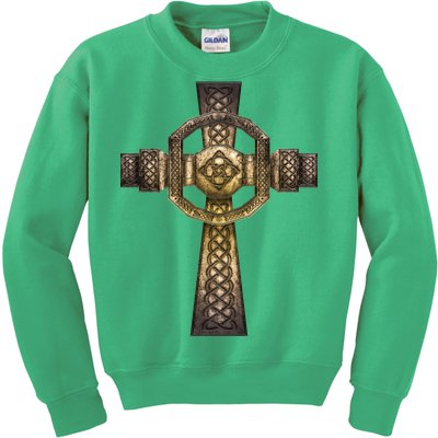 Celtic Irish Cross Kids Sweatshirt