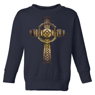 Celtic Irish Cross Toddler Sweatshirt