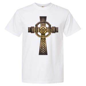 Celtic Irish Cross Garment-Dyed Heavyweight T-Shirt