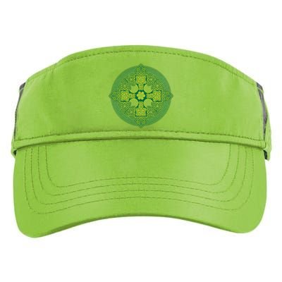 Celtic Knot Cross St. Patrick's Day Adult Drive Performance Visor