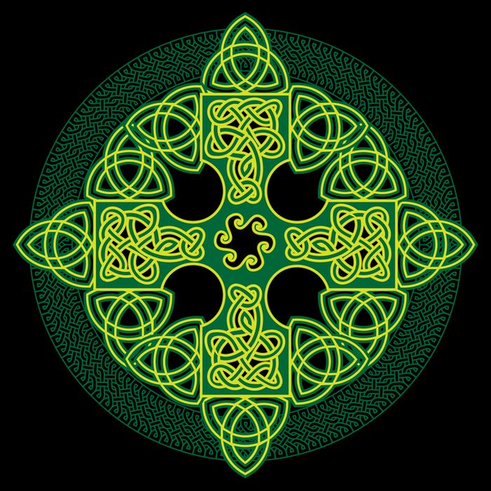 Celtic Knot Cross St. Patrick's Day Tall T-Shirt