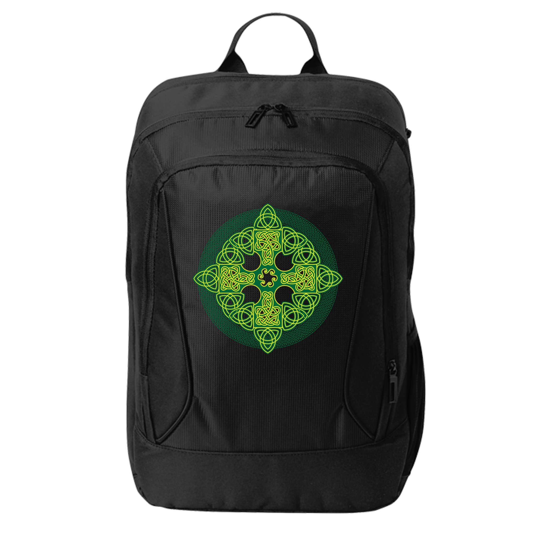 Celtic Knot Cross St. Patrick's Day City Backpack