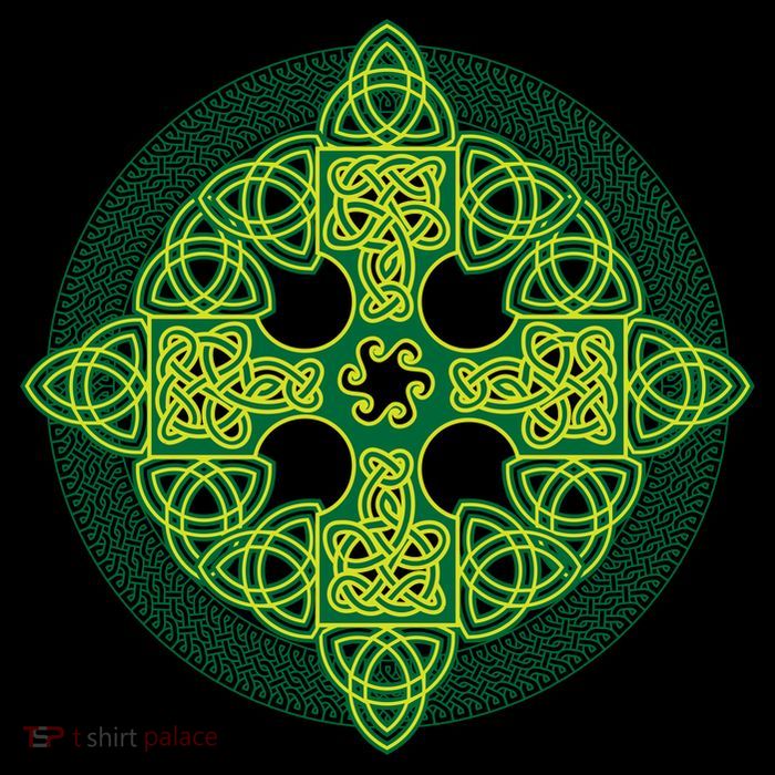 Celtic Knot Cross St. Patrick's Day 16 in Basic Backpack