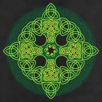 Celtic Knot Cross St. Patrick's Day Tumbler