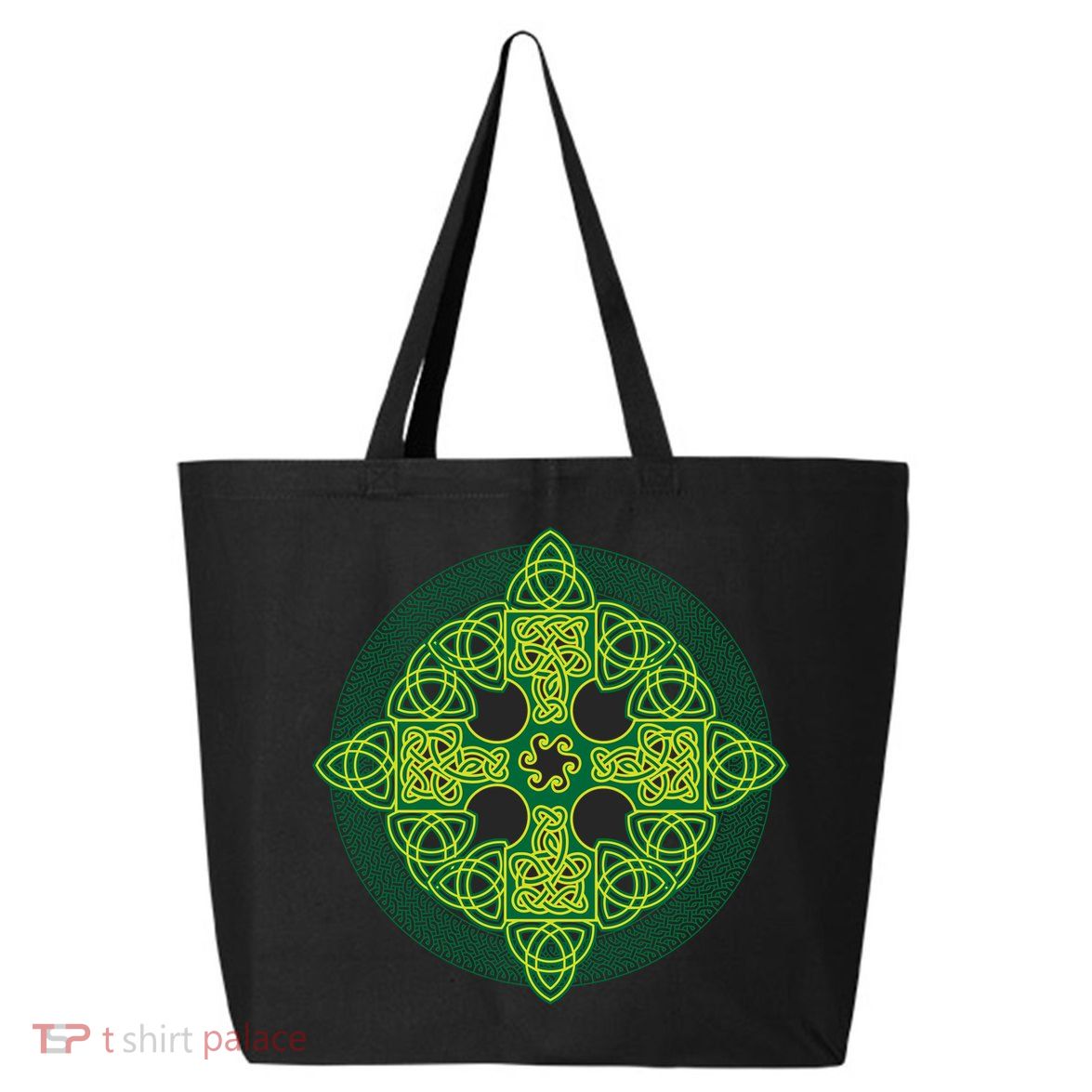 Celtic Knot Cross St. Patrick's Day 25L Jumbo Tote