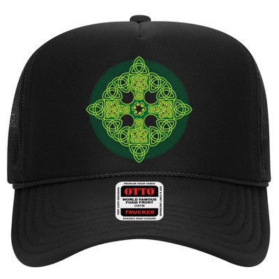 Celtic Knot Cross St. Patrick's Day Trucker Hat