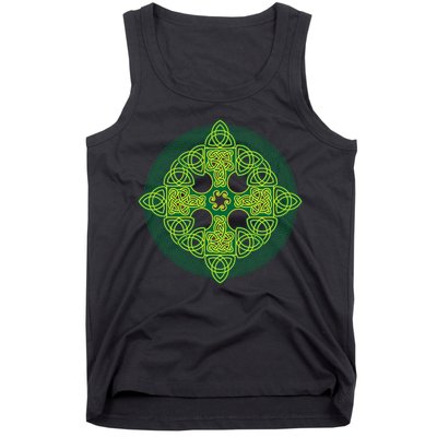 Celtic Knot Cross St. Patrick's Day Tank Top