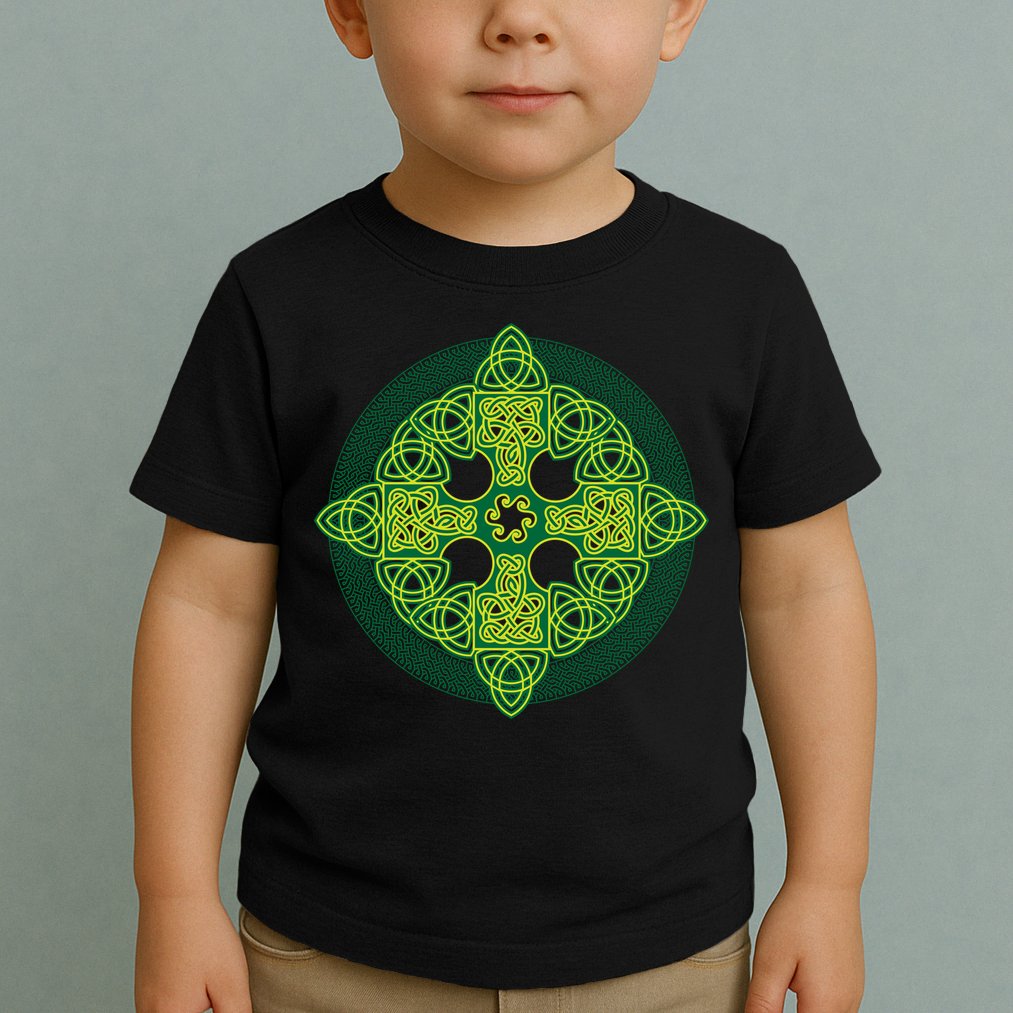 Celtic Knot Cross St. Patrick's Day Toddler T-Shirt