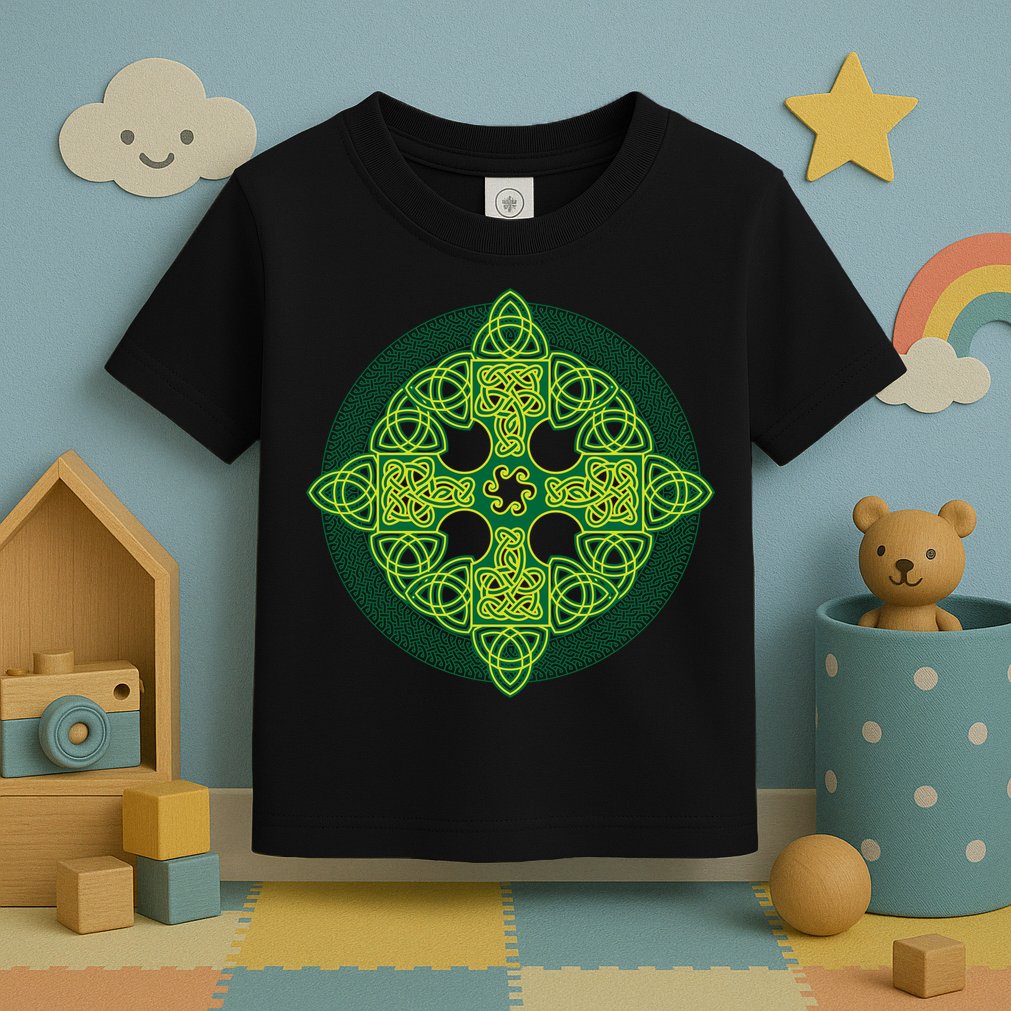 Celtic Knot Cross St. Patrick's Day Toddler T-Shirt