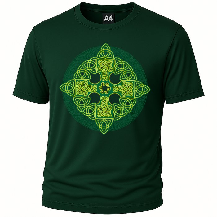 Celtic Knot Cross St. Patrick's Day Performance Shirt