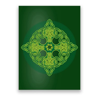 Celtic Knot Cross St. Patrick's Day Poster