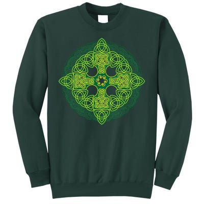 Celtic Knot Cross St. Patrick's Day Tall Sweatshirt