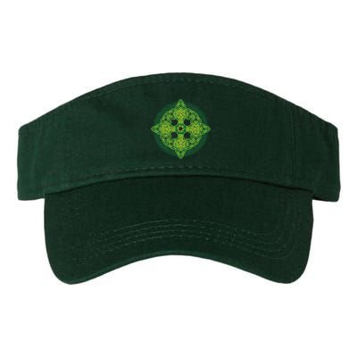 Celtic Knot Cross St. Patrick's Day Valucap Bio-Washed Visor