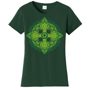 Celtic Knot Cross St. Patrick's Day Women's T-Shirt