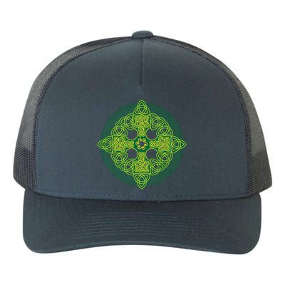 Celtic Knot Cross St. Patrick's Day Yupoong Adult 5-Panel Trucker Hat