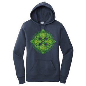 Celtic Knot Cross St. Patrick's Day Women's Pullover Hoodie