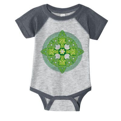 Celtic Knot Cross St. Patrick's Day Infant Baby Jersey Bodysuit