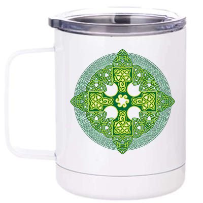 Celtic Knot Cross St. Patrick's Day 12 oz Stainless Steel Tumbler Cup