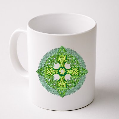 Celtic Knot Cross St. Patrick's Day Coffee Mug