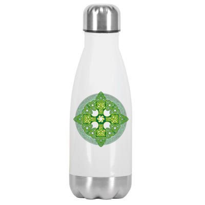 Celtic Knot Cross St. Patrick's Day Stainless Steel Insulated Water Bottle