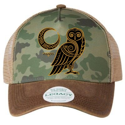 Celtic Knot Moon Owl Legacy Tie Dye Trucker Hat