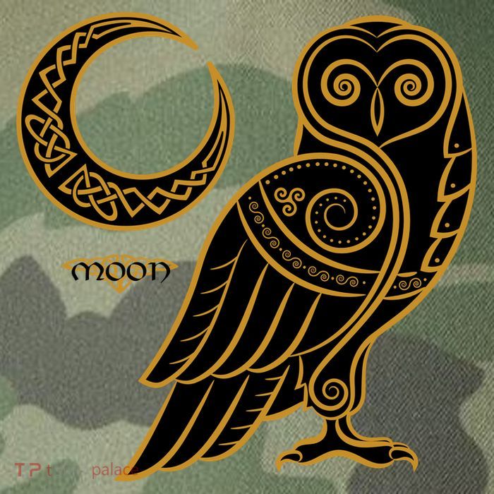 Celtic Knot Moon Owl Legacy Tie Dye Trucker Hat