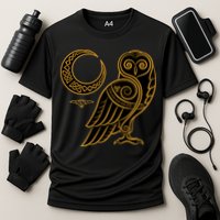 Celtic Knot Moon Owl Performance Shirt
