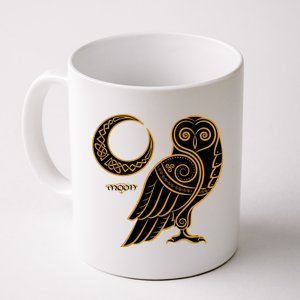 Celtic Knot Moon Owl Coffee Mug