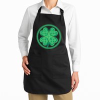 Celtic Pattern Shamrock Clover St Patrick's Day Apron